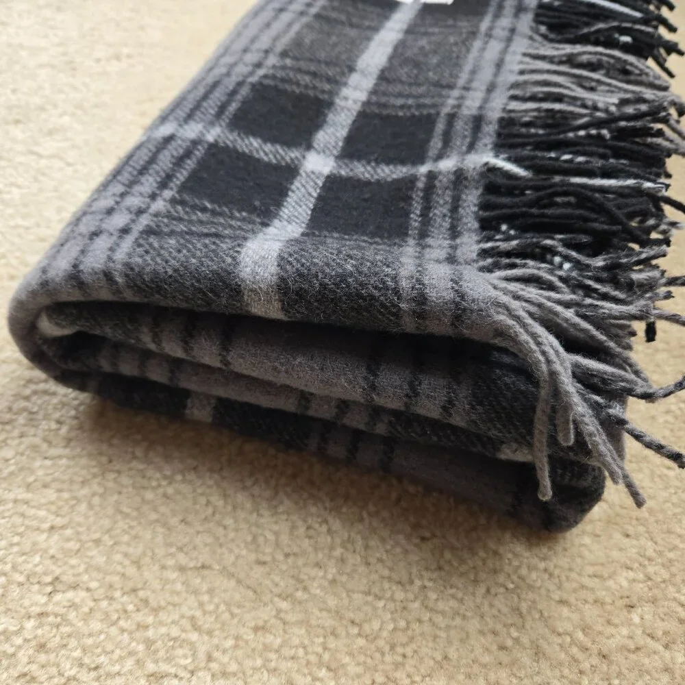 Auxiliary Reversible THICK Wool Scarf---2 SCARVES IN 1! Aritzia